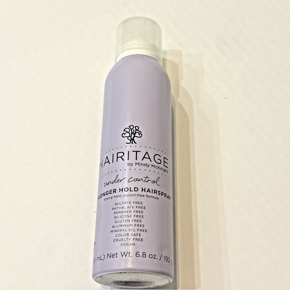Hairitage by Mindy McNight Under Control Stronger Hold Hairspray 6.8oz Spray NEW